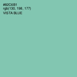 #82C6B1 - Vista Blue Color Image